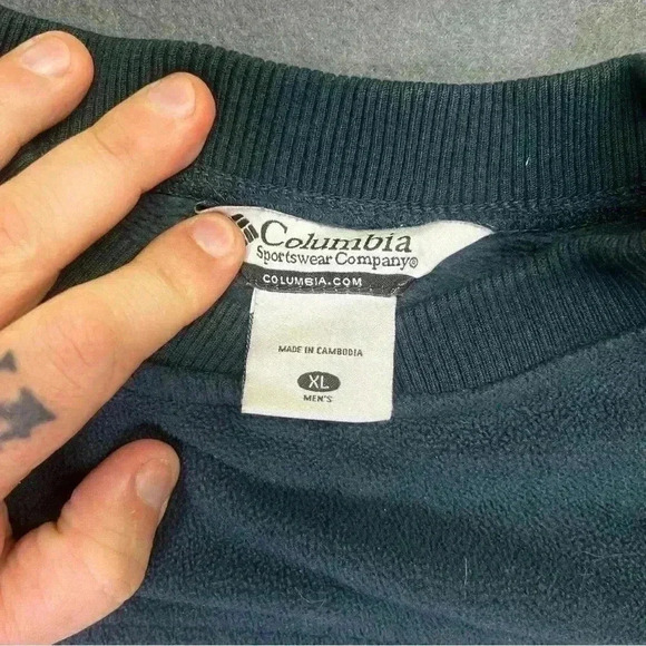 Columbia Heavyweight Fleece Sweatshirt Men’s XL Warm Winter Thick comfy 1159 - Picture 2 of 7